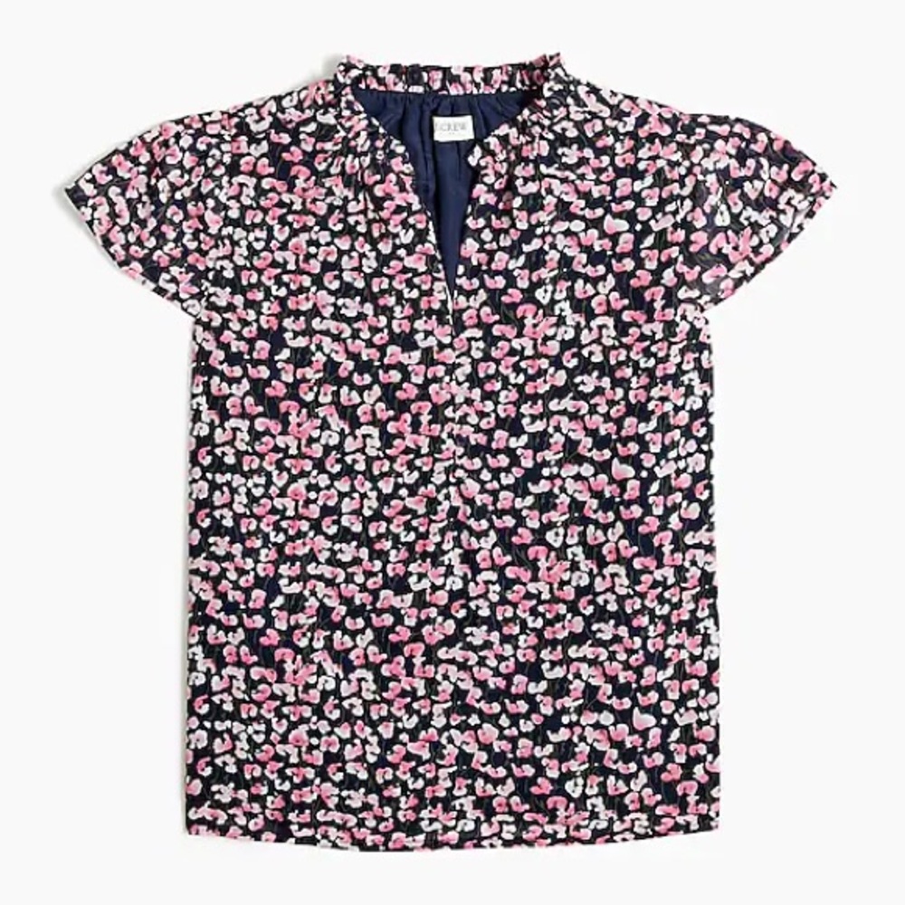 JCrew • Ruffleneck button-up shirt - Picture 2 of 4